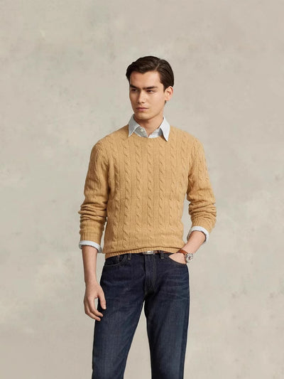 Cambridge Knit – Zopfmuster Pullover