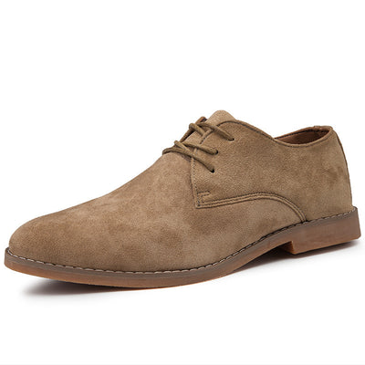 ‘Cambridge Suede Derbys’ – Die weichen Fleece-Anzugschuhe