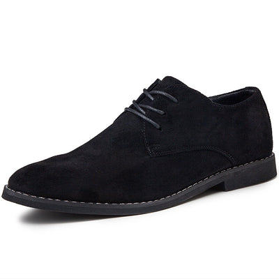 ‘Cambridge Suede Derbys’ – Die weichen Fleece-Anzugschuhe