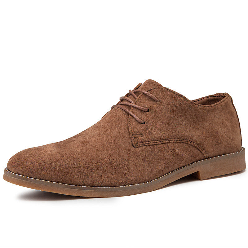 ‘Cambridge Suede Derbys’ – Die weichen Fleece-Anzugschuhe