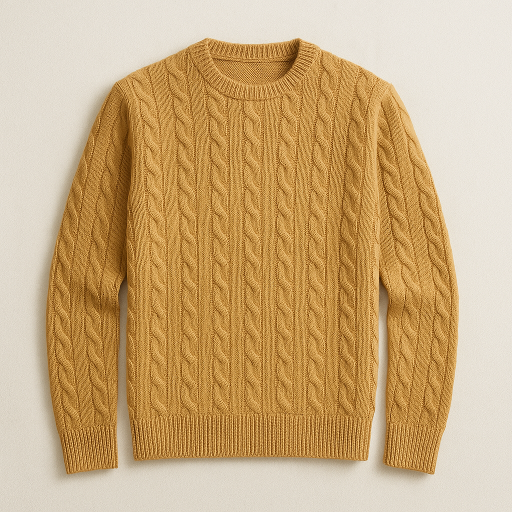 Cambridge Knit – Zopfmuster Pullover
